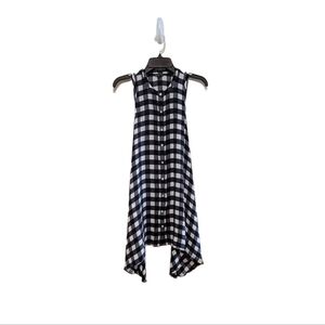 Marissa Webb‎ 100% Silk Gingham Sleeveless Dress Women's XS
